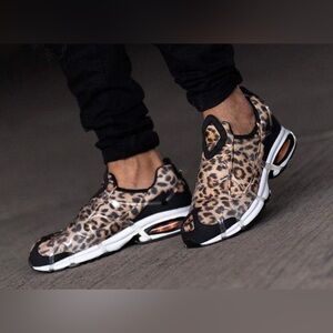 Nike Air Kukini leopard print sneakers Shock absorption, plastic cage support 10
